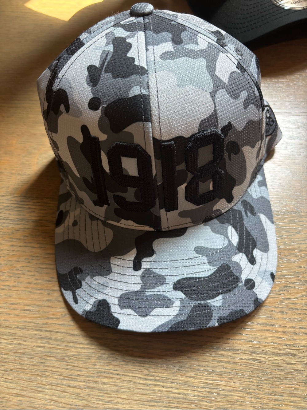 G/FORE Gray Camo '1918' Snapback Hat